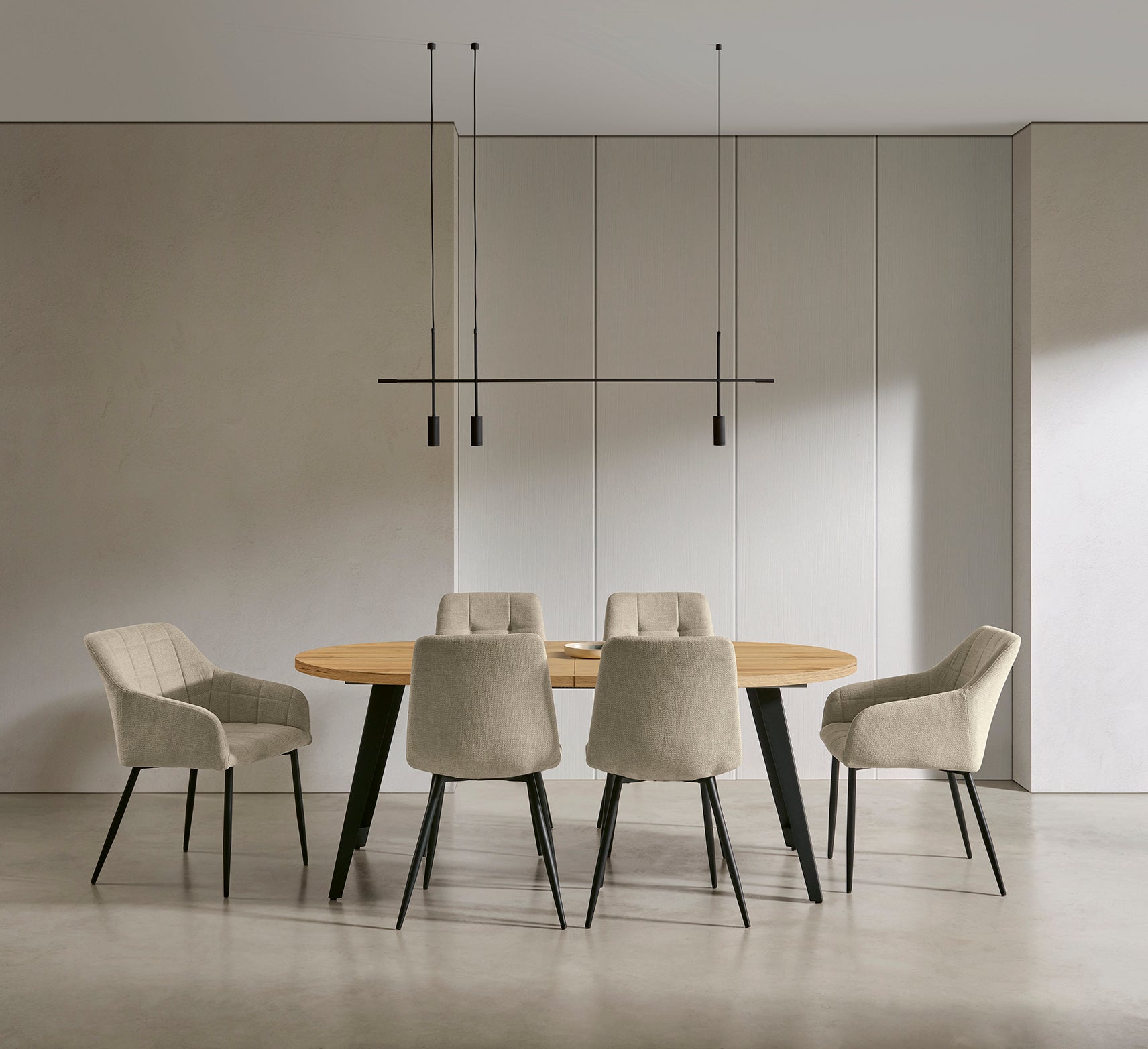 Taula Rodona Extensible 100cm Atenes