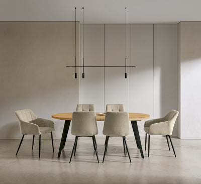 Taula Rodona Extensible 100cm Atenes