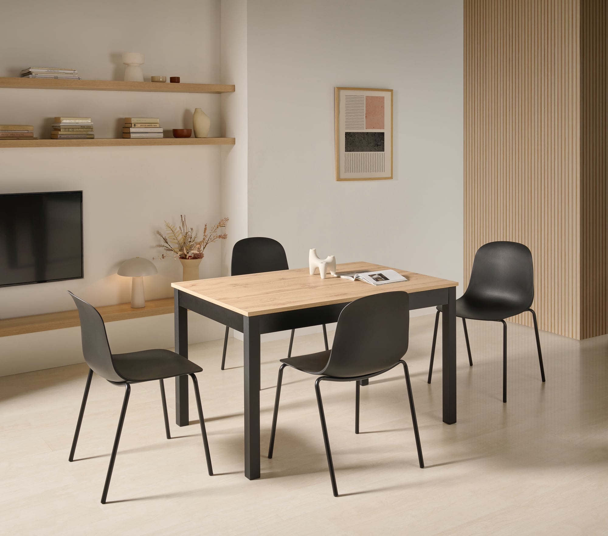 Mesa Berlín Natural Extensible