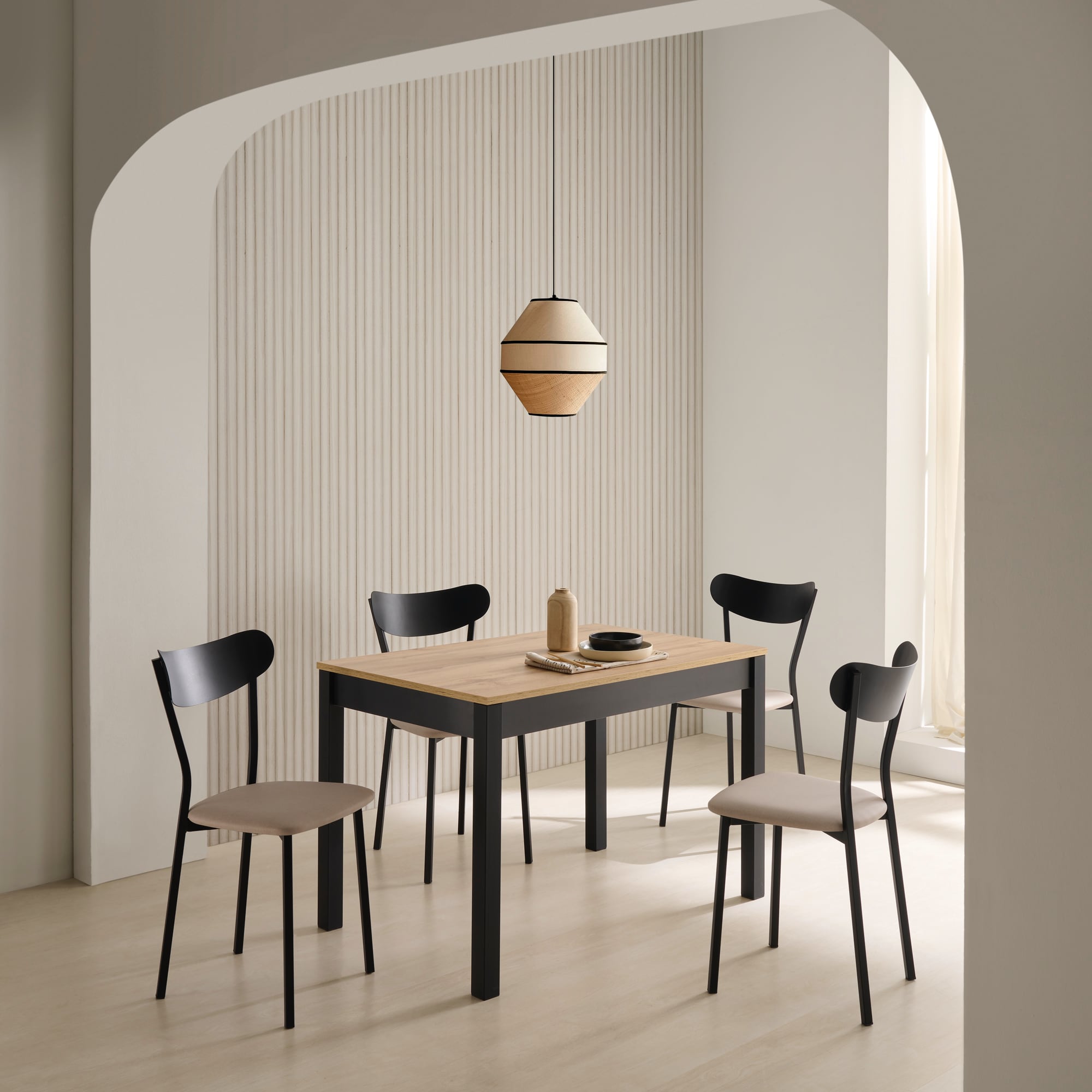 Mesa Berlín Natural Extensible