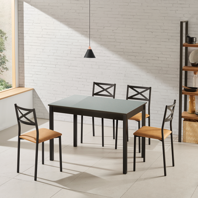 Mesa Oslo Cristal Fija