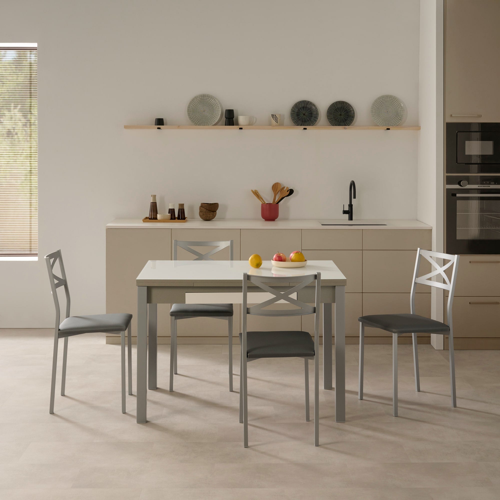 Mesa Aramo Cristal Extensible