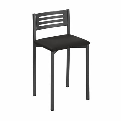 Taburete bajo con respaldo Aldem