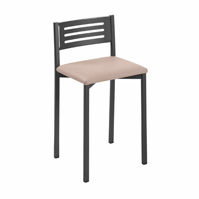 Taburete bajo con respaldo Aldem