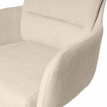 Silla giratoria de comedor Kabú