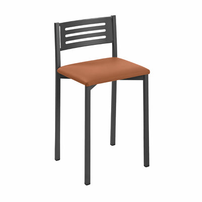 Taburete bajo con respaldo Aldem