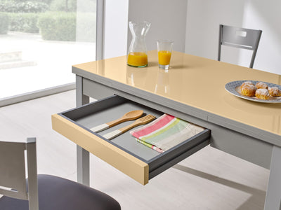 Mesa Aramo Cristal Extensible