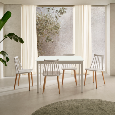 Mesa Oslo Cristal Fija