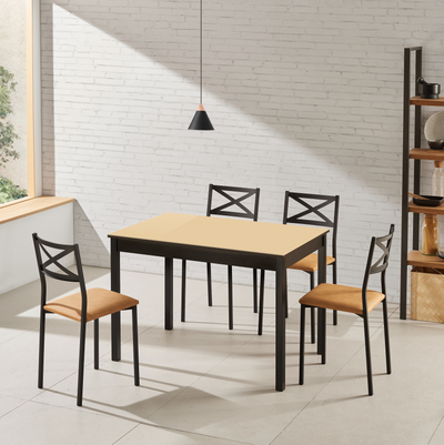 Mesa Oslo Cristal Fija