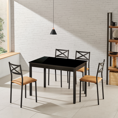 Mesa Oslo Cristal Fija