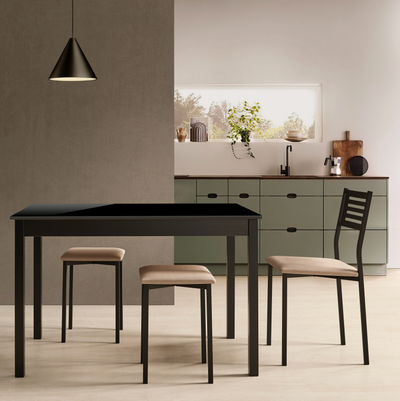 Mesa Oslo Cristal Fija