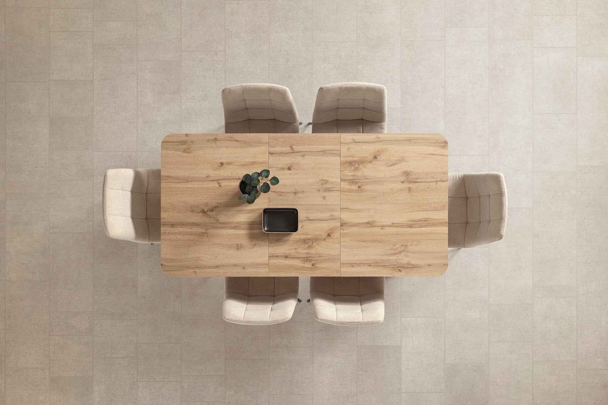 Mesa Lisboa Natural Extensible