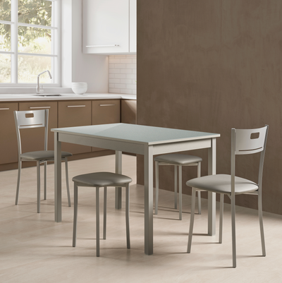 Mesa Oslo Cristal Fija