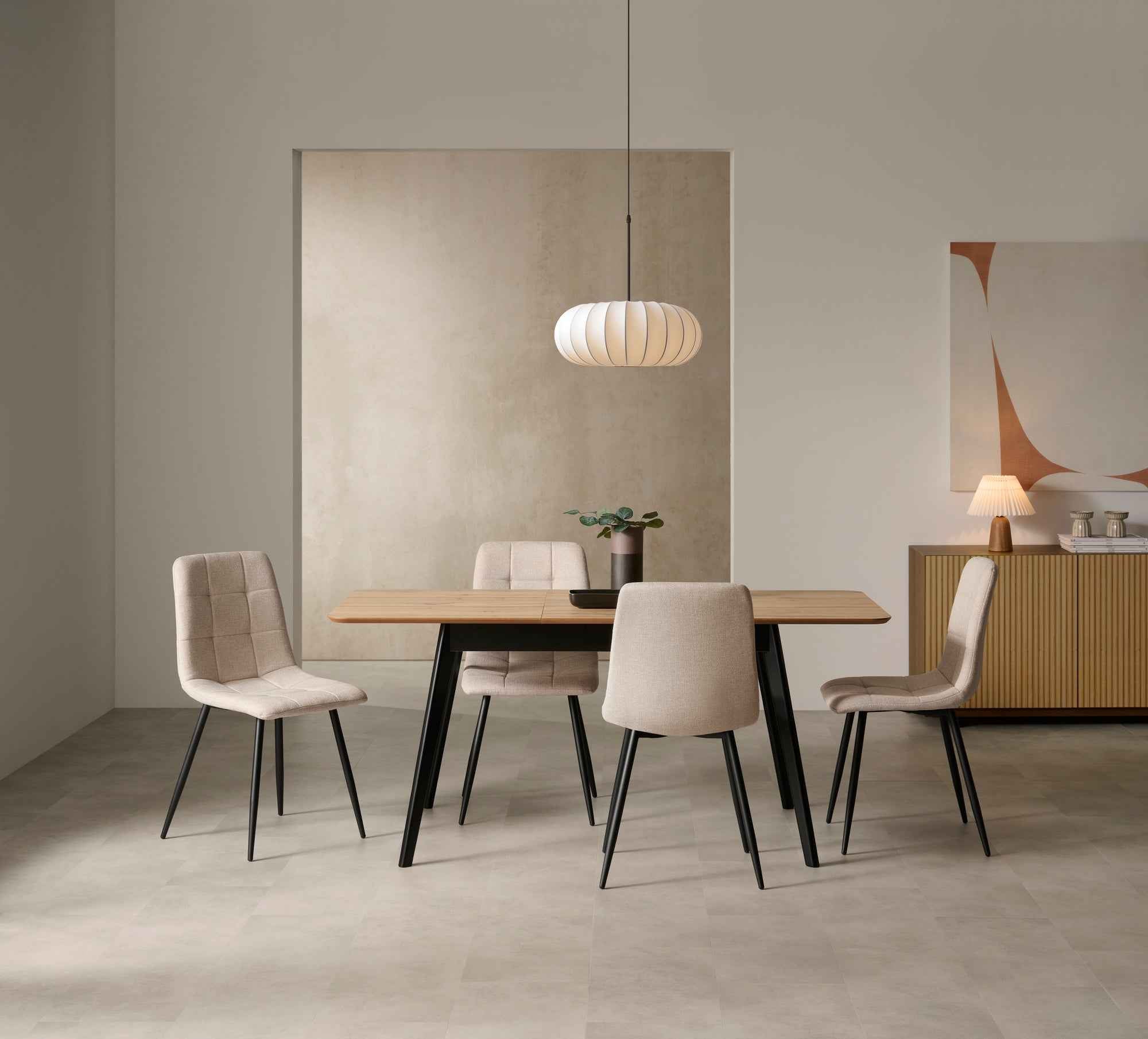 Mesa Lisboa Natural Extensible