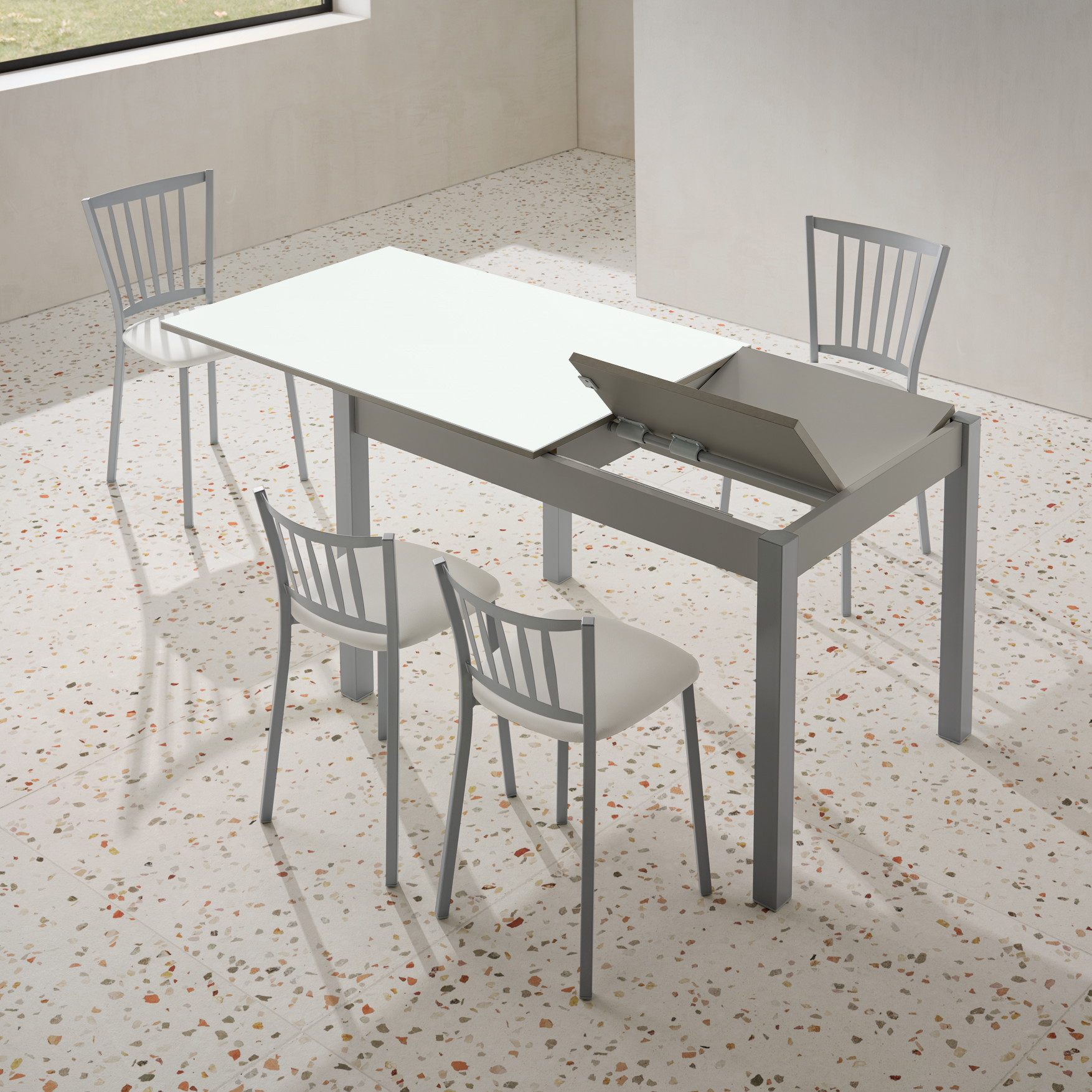 Mesa Kenia Cristal Extensible