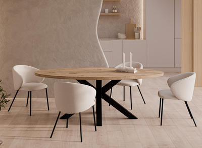 Mesa ovalada Elche