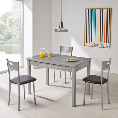 Mesa Aramo Cristal Extensible