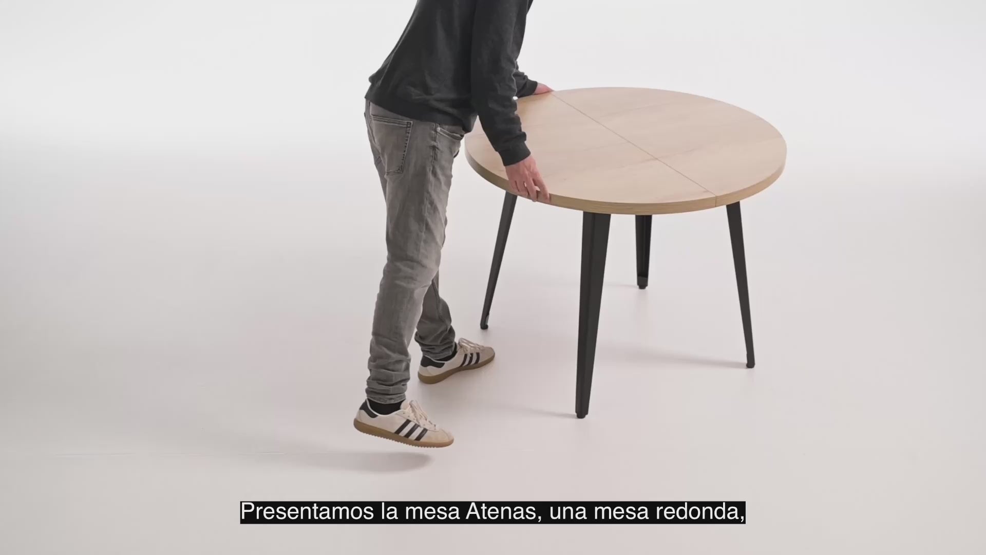 Mesa Redonda Extensible 100cm Atenas