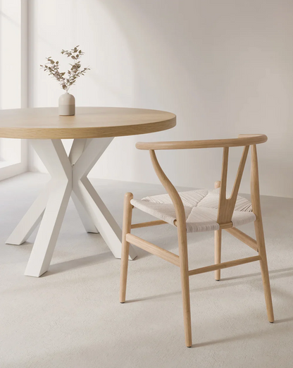 Silla de madera y enea Azores