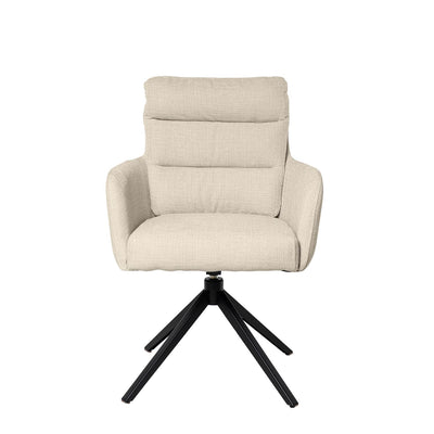 Silla giratoria de comedor Kabú