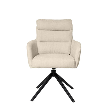 Silla giratoria de comedor Kabú